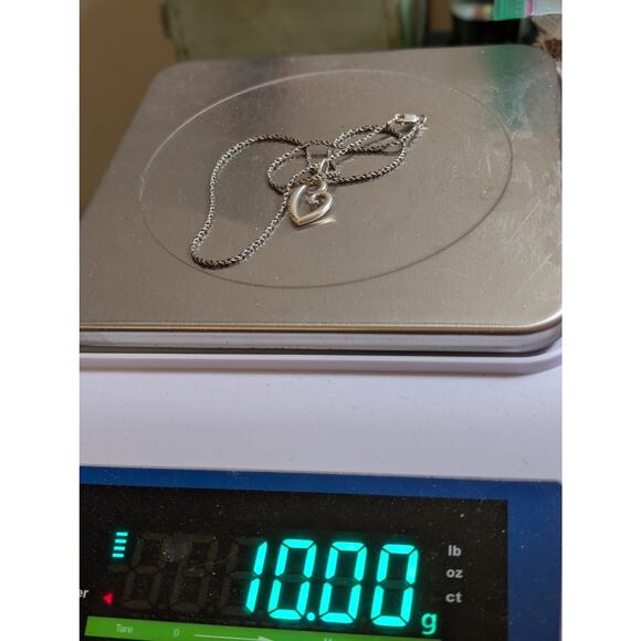 Signed James Avery 925 Sterling Silver 'A Mother's Love' Heart Pendant Necklace - Picture 6 of 10